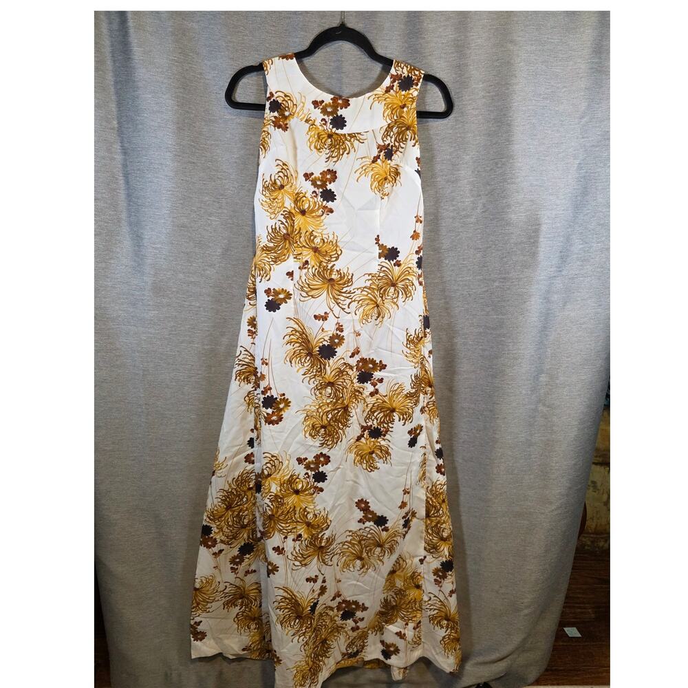 Vintage 70s The Simple Shop Waikiki Hawaii Floral Pattern Dress Sz Small *READ*